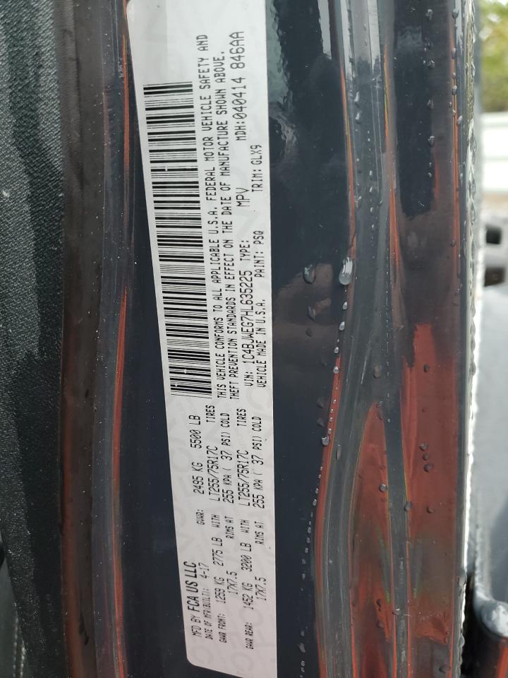 2017 Jeep Wrangler Unlimited Sahara VIN: 1C4BJWEG7HL635225 Lot: 84765185