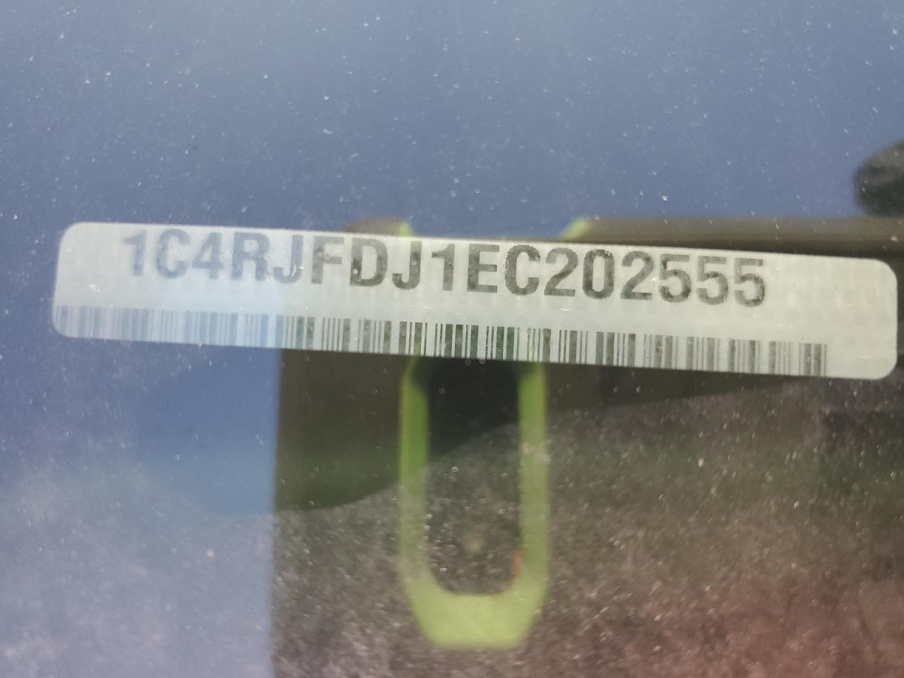 2014 Jeep Grand Cherokee Srt-8 VIN: 1C4RJFDJ1EC202555 Lot: 85759885