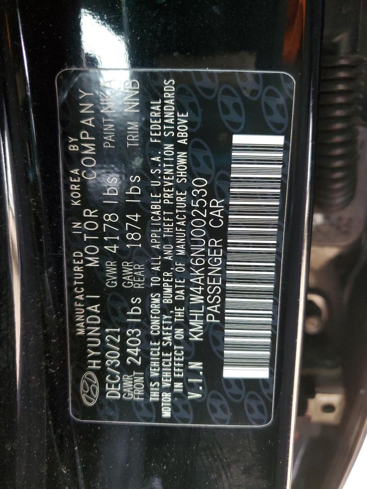 2022 Hyundai Elantra N VIN: KMHLW4AK6NU002530 Lot: 85141765