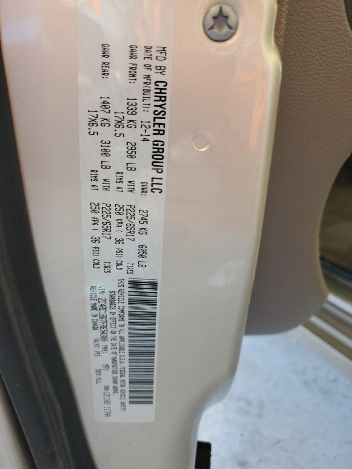 2015 Chrysler Town & Country Touring VIN: 2C4RC1BG7FR654300 Lot: 87076985