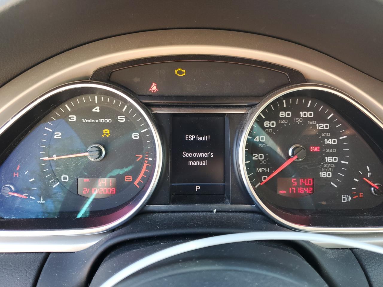 2010 Audi Q7 Premium VIN: WA1CYAFE9AD000663 Lot: 86053245