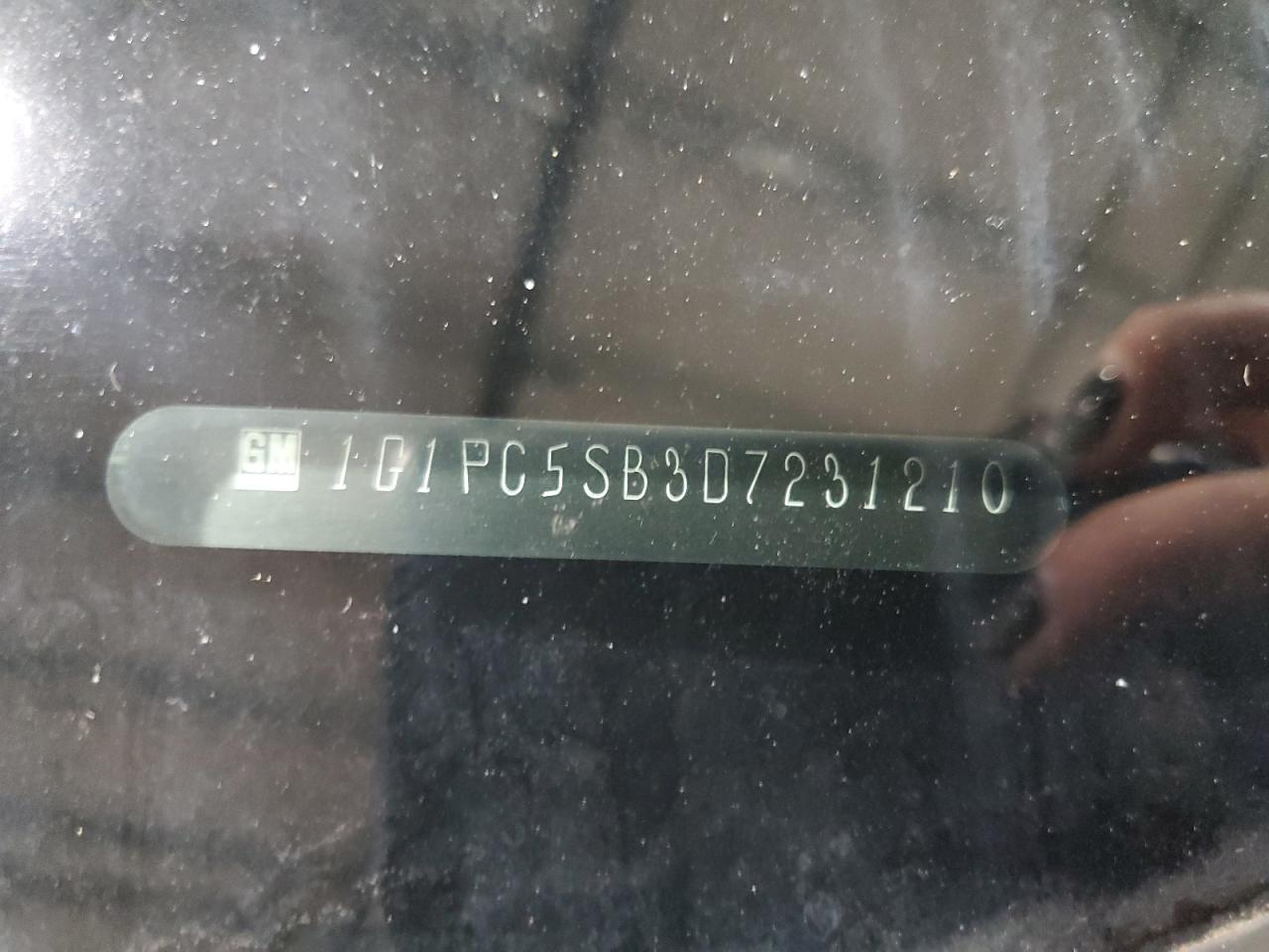 2013 Chevrolet Cruze Lt VIN: 1G1PC5SB3D7231210 Lot: 85862525