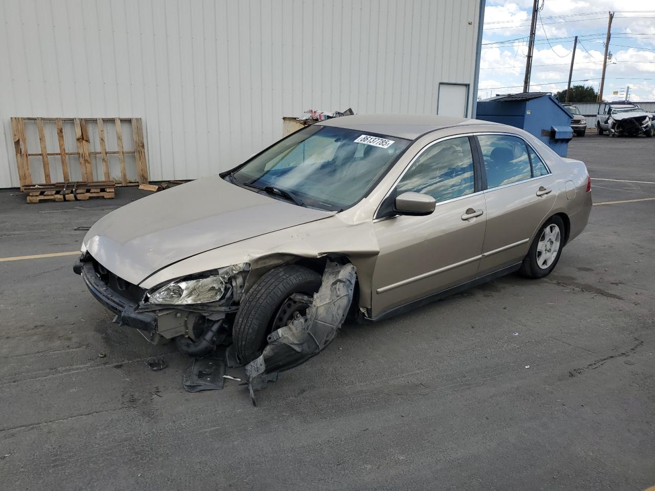 2006 Honda Accord Lx VIN: JHMCM56476C007784 Lot: 86137785