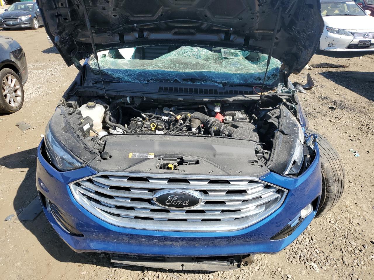 2021 Ford Edge Sel VIN: 2FMPK4J9XMBA02884 Lot: 85307455