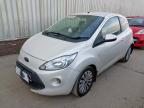 2013 FORD KA 1.2 ZETEC 3DR [START STOP] for sale at Copart PETERLEE