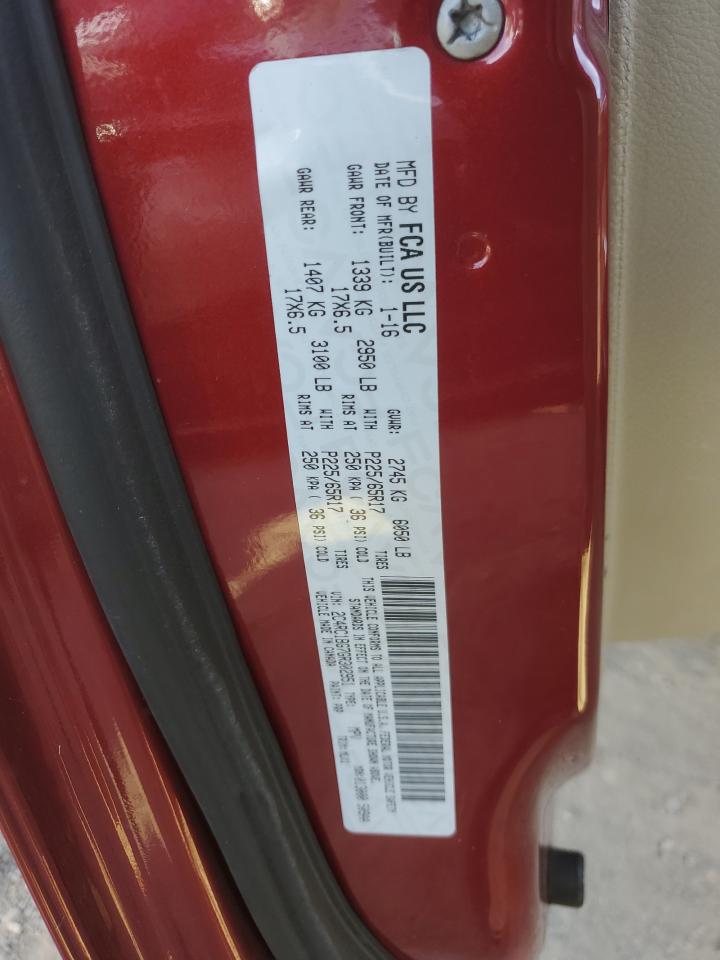 2016 Chrysler Town & Country Touring VIN: 2C4RC1BG7GR302951 Lot: 82260235