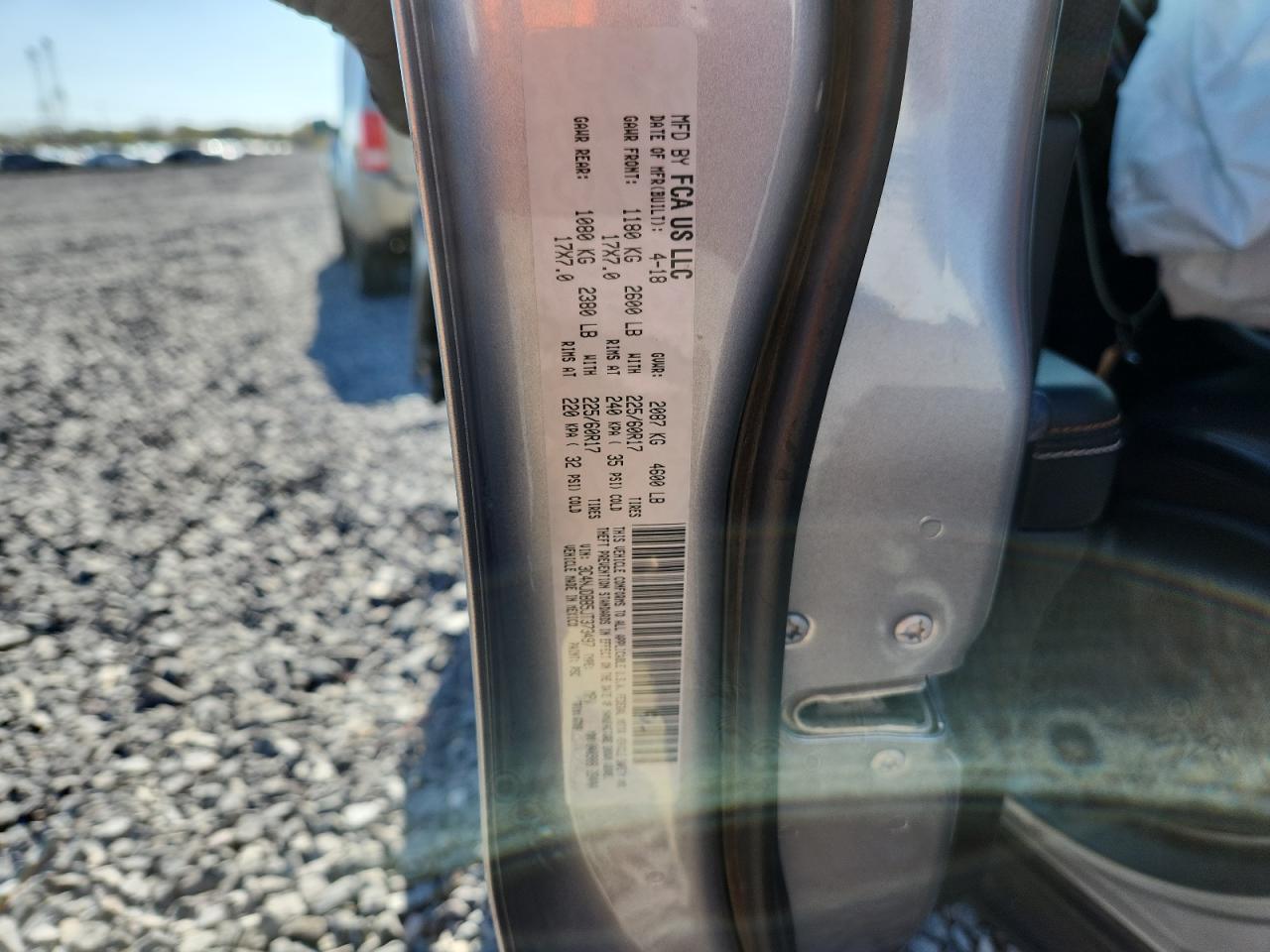 2018 Jeep Compass Latitude VIN: 3C4NJDBB5JT373497 Lot: 85394735