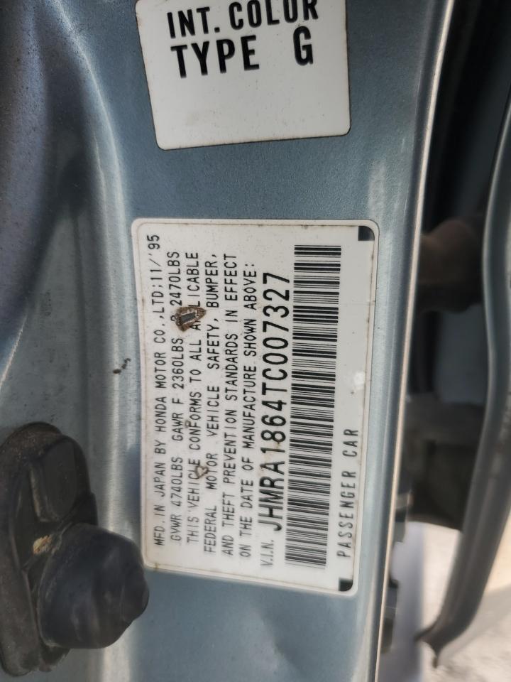 1996 Honda Odyssey Base VIN: JHMRA1864TC007327 Lot: 82289135