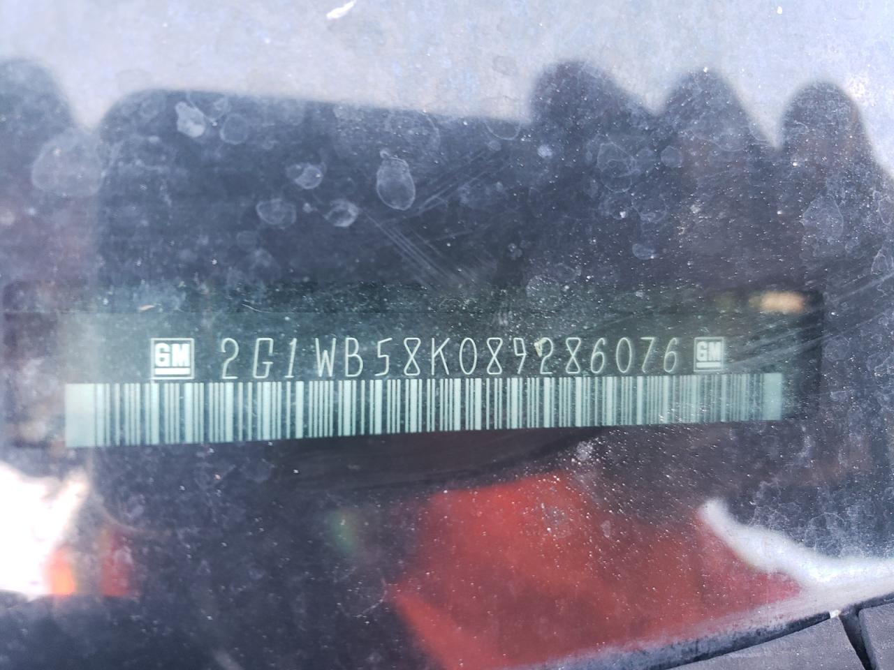 2008 Chevrolet Impala Ls VIN: 2G1WB58K089286076 Lot: 82306985