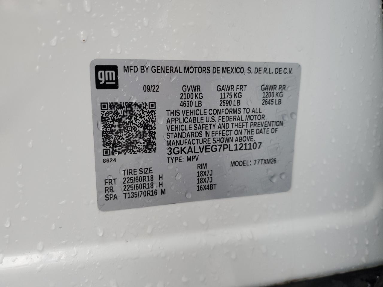 2023 GMC Terrain Slt VIN: 3GKALVEG7PL121107 Lot: 90581095