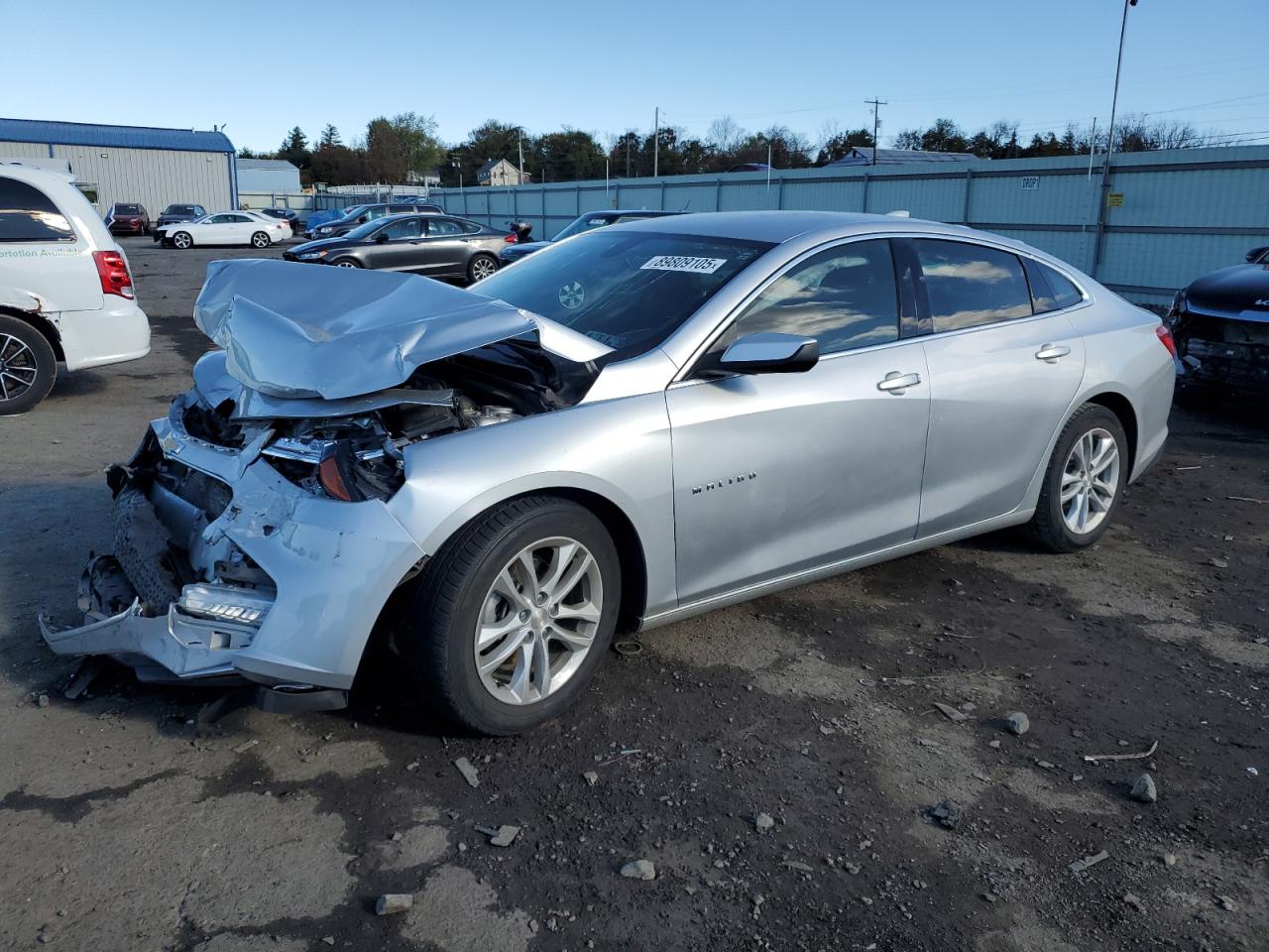 2016 Chevrolet Malibu Lt silver null gas 1G1ZE5ST5GF288501 photo #1