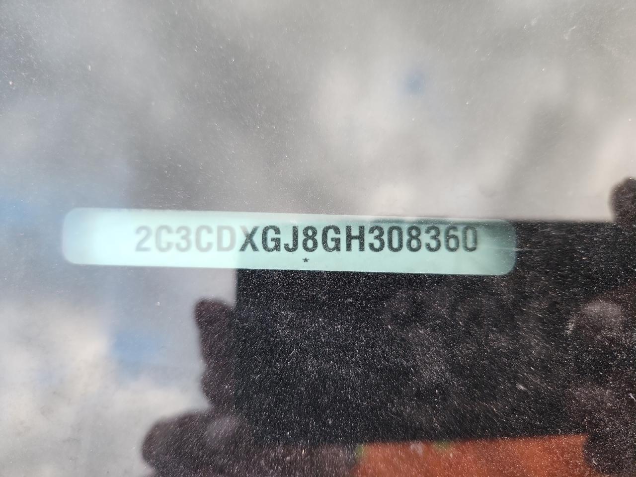 2016 Dodge Charger R/T Scat Pack VIN: 2C3CDXGJ8GH308360 Lot: 85147675