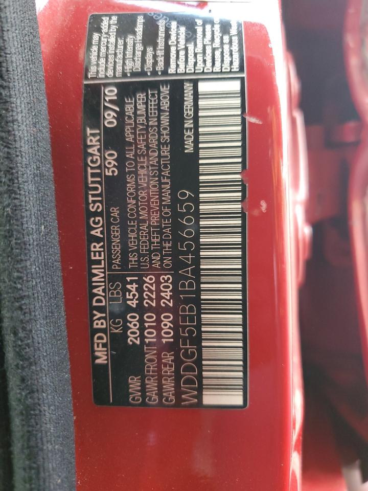 2011 Mercedes-Benz C 300 VIN: WDDGF5EB1BA456659 Lot: 82698335