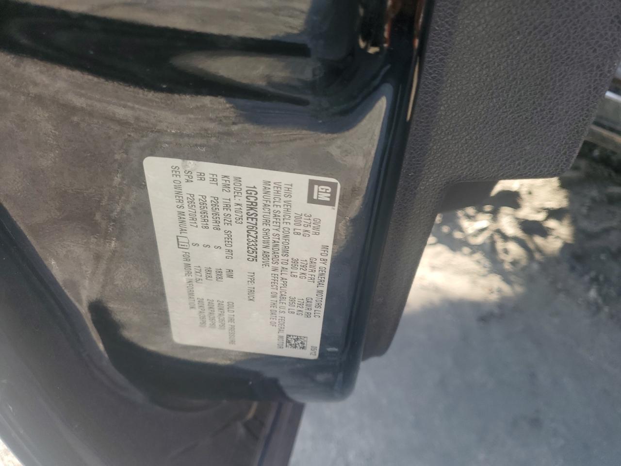 2012 Chevrolet Silverado K1500 Lt VIN: 1GCRKSE76CZ332575 Lot: 90247425