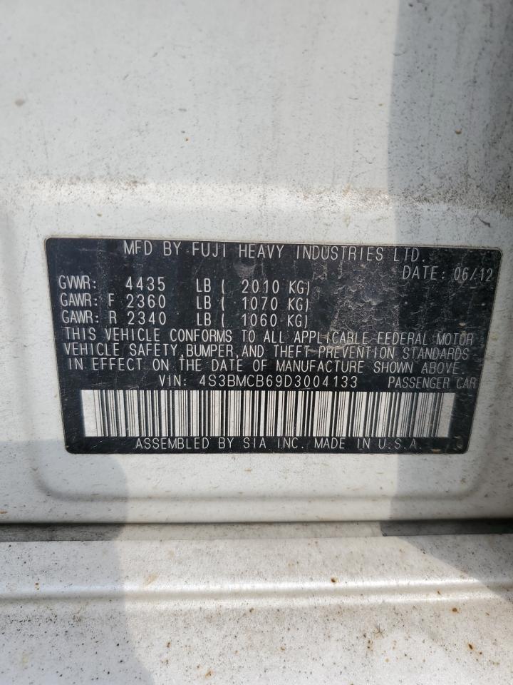 2013 Subaru Legacy 2.5I Premium VIN: 4S3BMCB69D3004133 Lot: 80222785