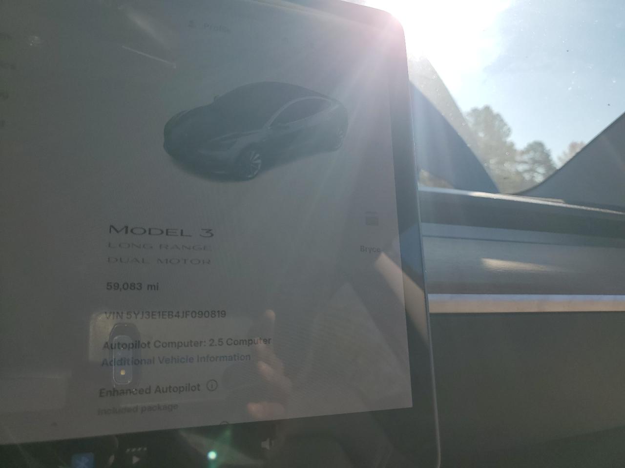 2018 Tesla Model 3 VIN: 5YJ3E1EB4JF090819 Lot: 90513105