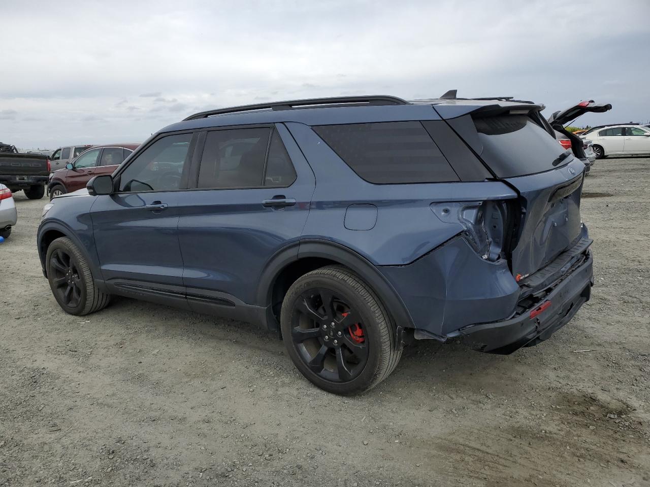 2021 Ford Explorer St blue  gas 1FM5K8GC1MGA05439 photo #3