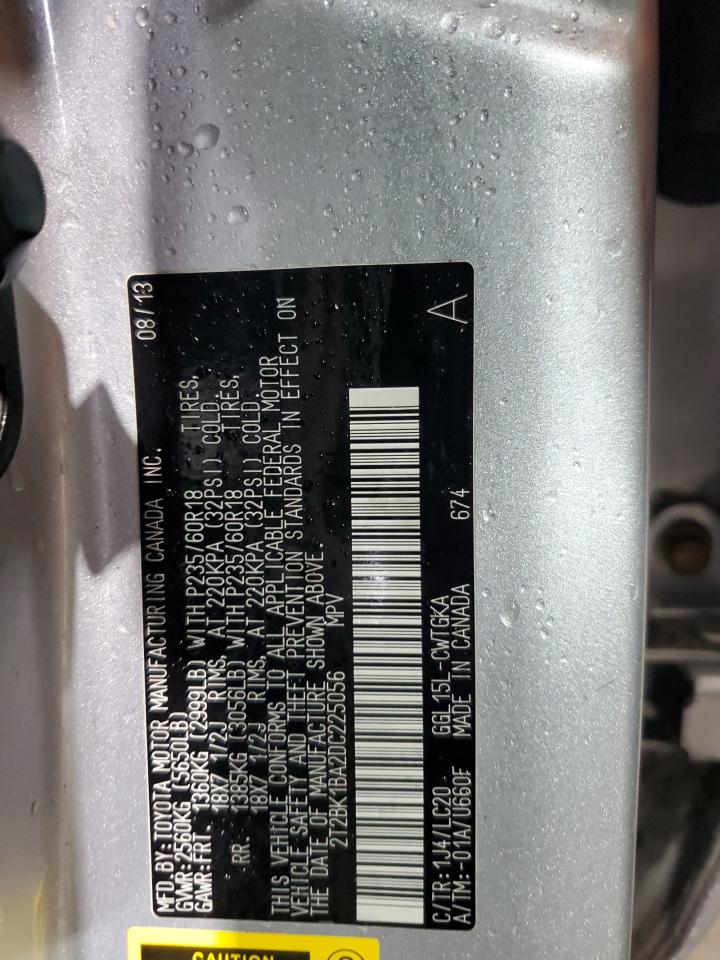 2013 Lexus Rx 350 Base VIN: 2T2BK1BA2DC225056 Lot: 82447095