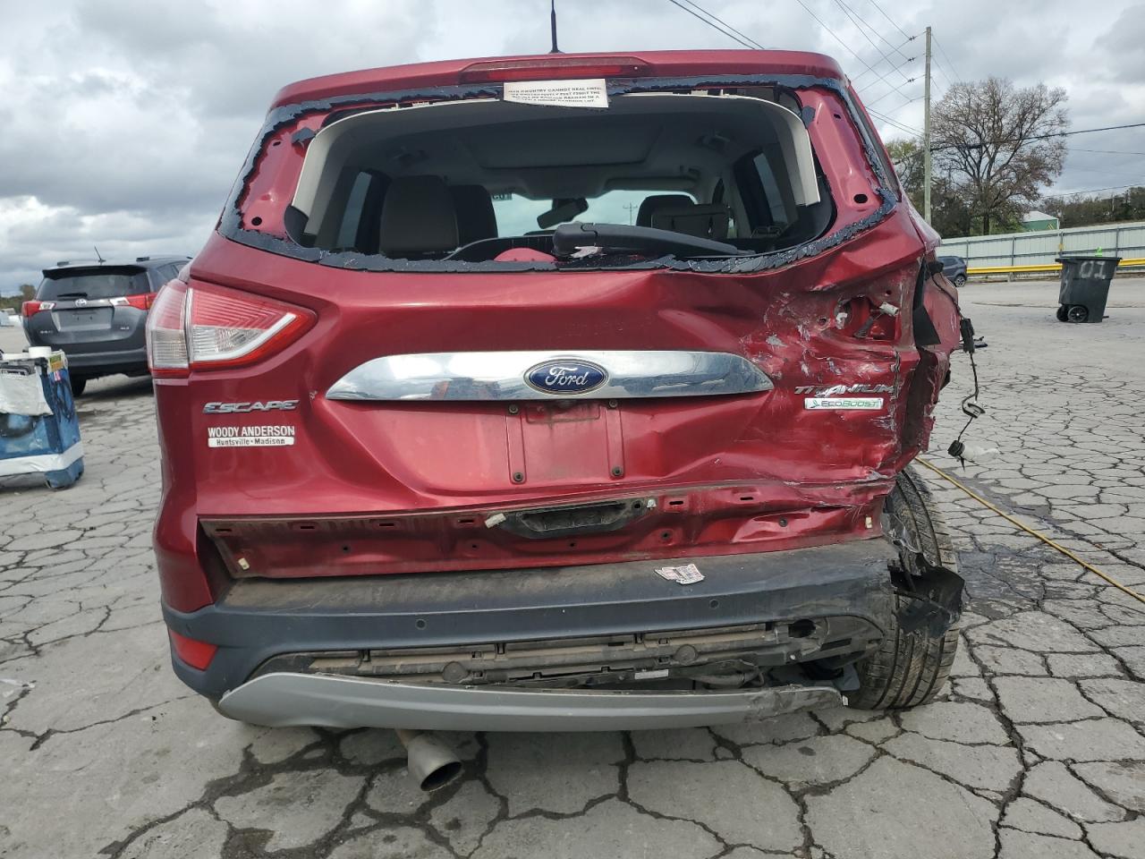 2015 Ford Escape Titanium VIN: 1FMCU0JXXFUA48616 Lot: 85404595