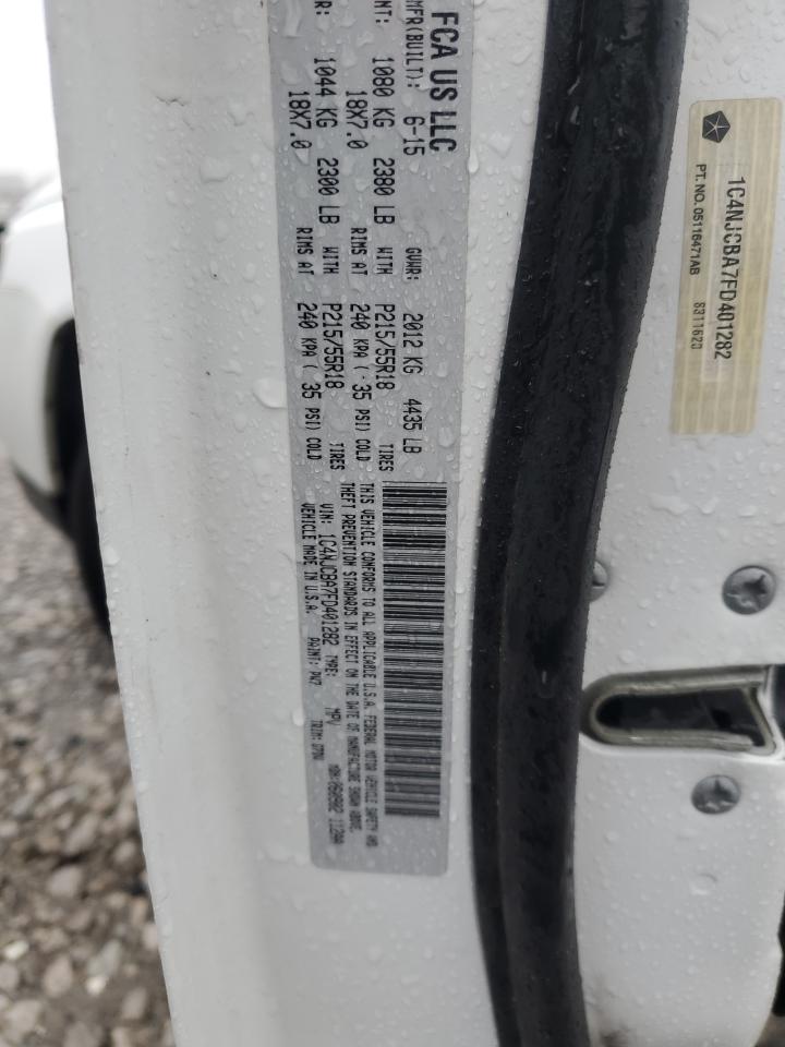 2015 Jeep Compass Sport VIN: 1C4NJCBA7FD401282 Lot: 85425705