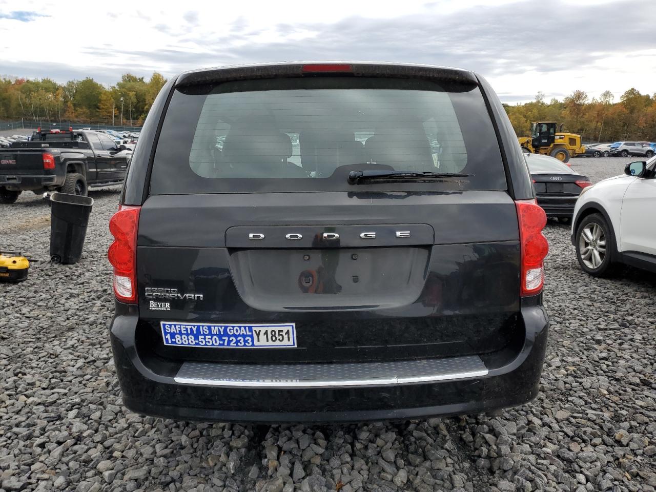 2015 Dodge Grand Caravan Se VIN: 2C4RDGBG5FR713974 Lot: 87264325