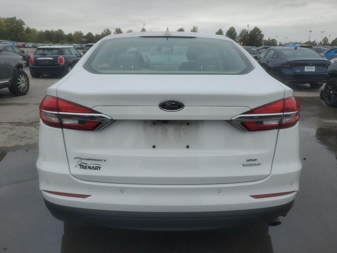 2019 Ford Fusion Se VIN: 3FA6P0HD7KR133490 Lot: 82689015