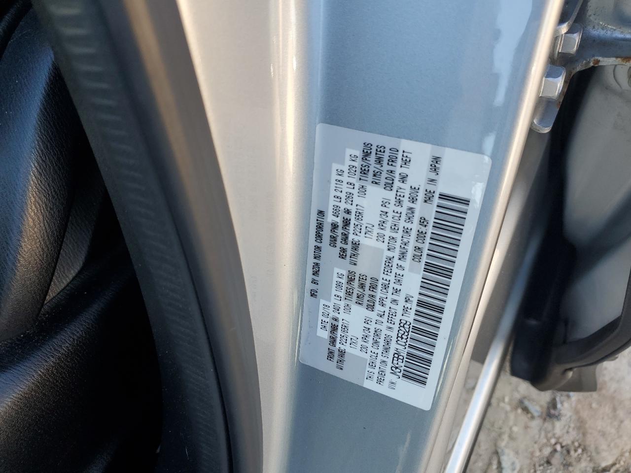 2018 Mazda Cx-5 Sport VIN: JM3KFBBM1J0359269 Lot: 90719935