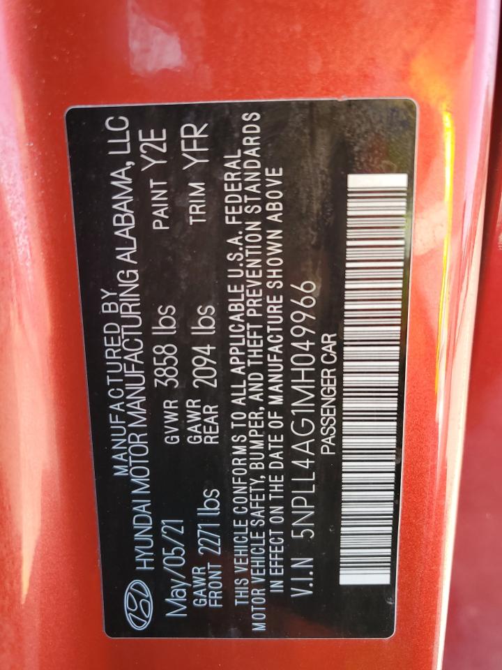 2021 Hyundai Elantra Se VIN: 5NPLL4AG1MH049966 Lot: 85590235