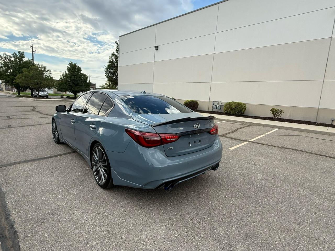 2021 Infiniti Q50 Red Sport 400 turquoise null gas JN1FV7DR0MM880468 photo #4