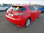 2015 LEXUS CT 200H 1.8 ADVANCE 5DR CVT AUTO for sale at Copart YORK