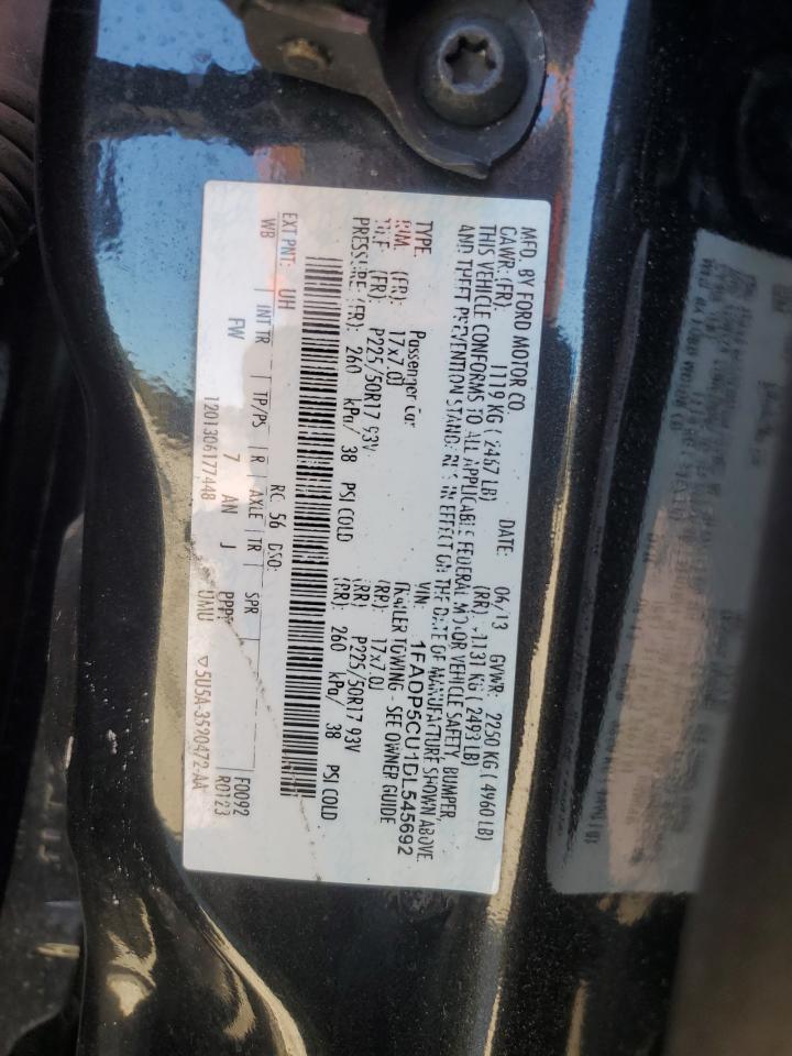 2013 Ford C-Max Premium VIN: 1FADP5CU1DL545692 Lot: 86318275