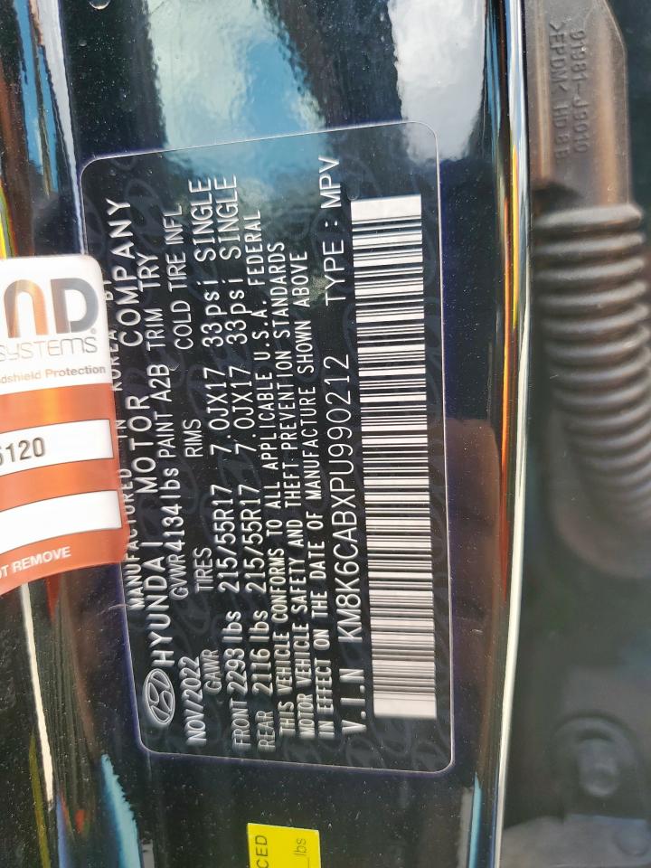 2023 Hyundai Kona Sel VIN: KM8K6CABXPU990212 Lot: 85536895