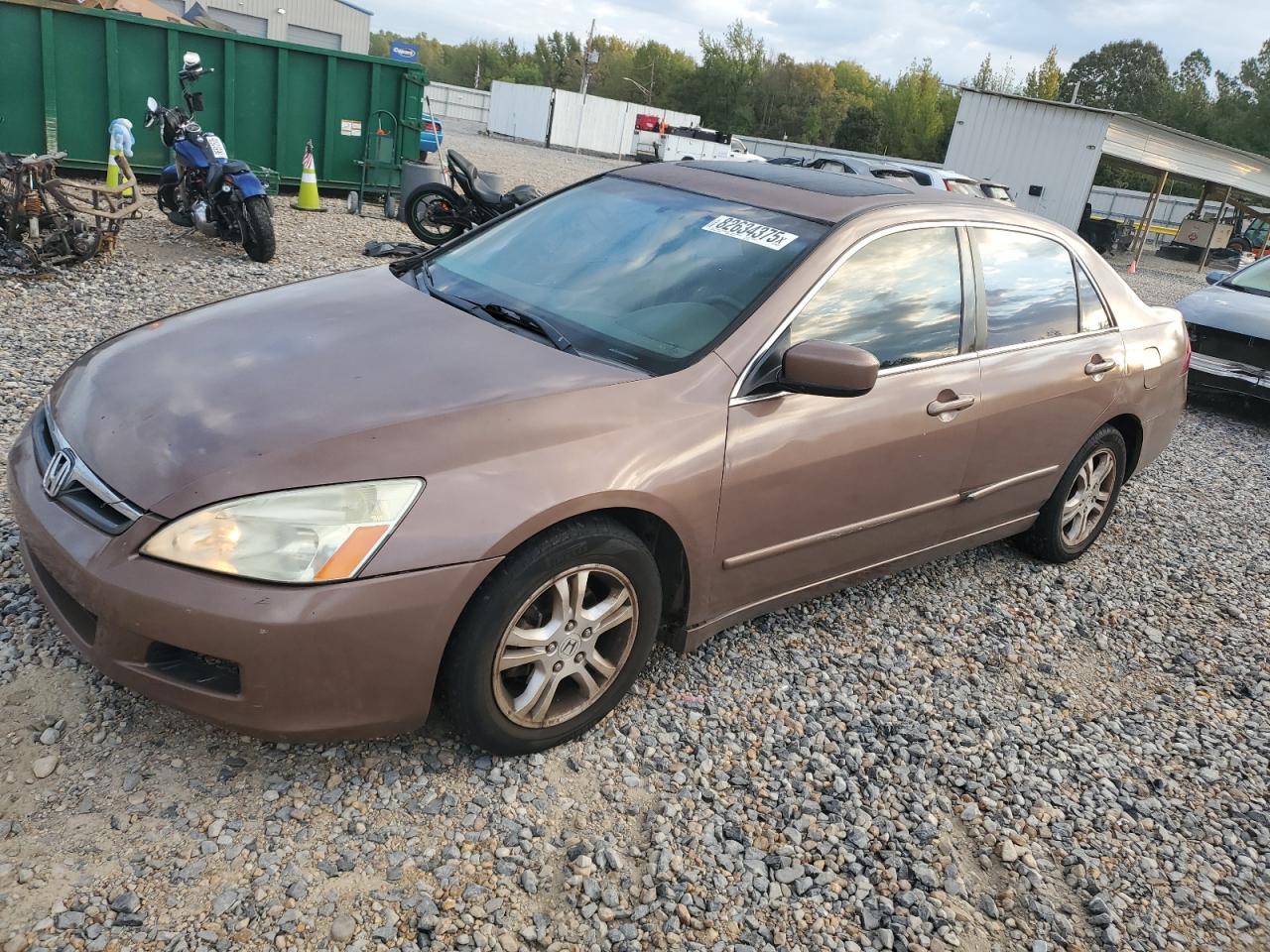 2007 Honda Accord Ex brown null gas 1HGCM56847A115816 photo #1