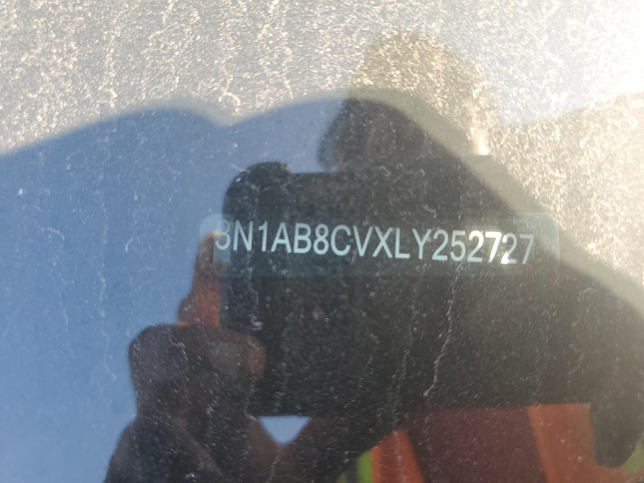 2020 Nissan Sentra Sv VIN: 3N1AB8CVXLY252727 Lot: 84606945