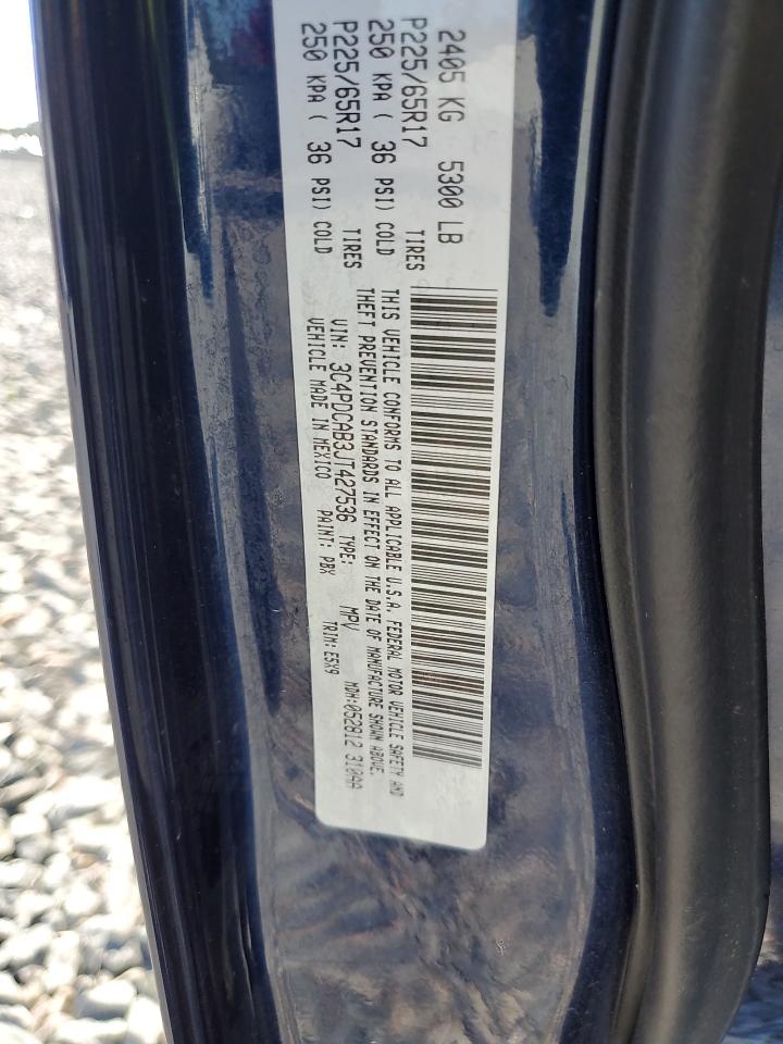 2018 Dodge Journey Se VIN: 3C4PDCAB3JT427536 Lot: 89733175