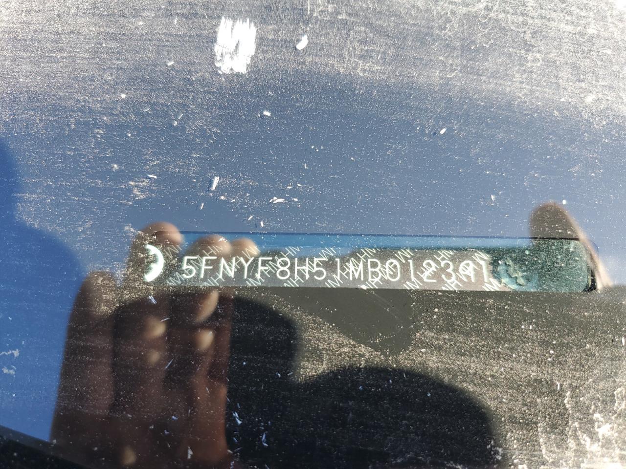 2021 Honda Passport Exl VIN: 5FNYF8H51MB012391 Lot: 82378745