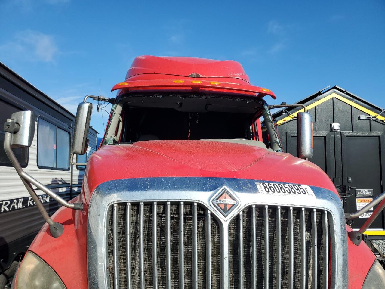 2014 International Lf687 Semi Truck VIN: 3HSDJSJR7EN413224 Lot: 86085895