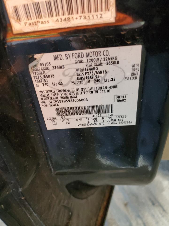 2006 Lincoln Mark Lt VIN: 5LTPW18596FJ06808 Lot: 85317695