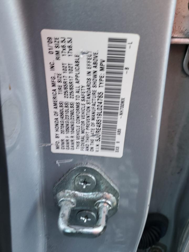 2009 Honda Cr-V Ex VIN: 5J6RE48519L024765 Lot: 84478745