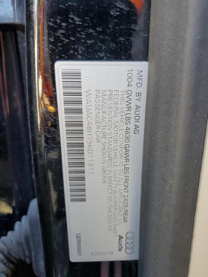 2005 Audi A4 1.8 Cabriolet VIN: WAUAC48H75K011311 Lot: 84917595