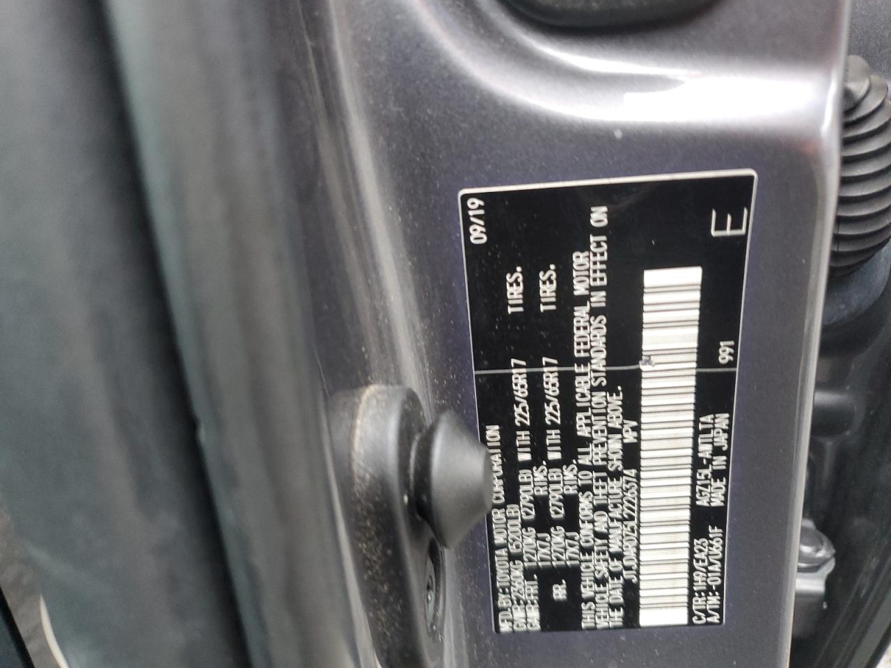 2020 Lexus Nx 300 VIN: JTJDARDZ5L2226374 Lot: 87291525