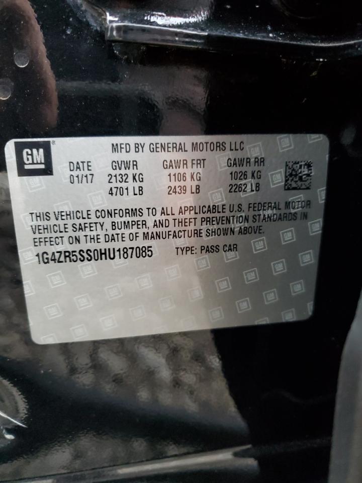 2017 Buick Lacrosse Premium VIN: 1G4ZR5SS0HU187085 Lot: 89556955