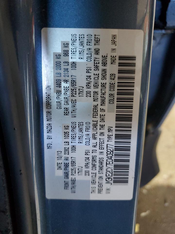 2014 Mazda Cx-5 Touring VIN: JM3KE2CY7E0409277 Lot: 87093445