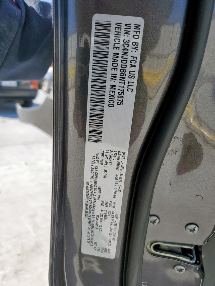 2022 Jeep Compass Trailhawk VIN: 3C4NJDDB6NT175675 Lot: 90606595