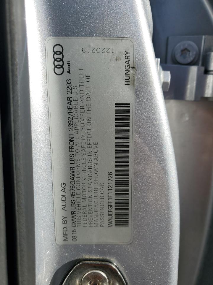 2015 Audi A3 Premium Plus VIN: WAUEFGFF1F1121726 Lot: 86094585