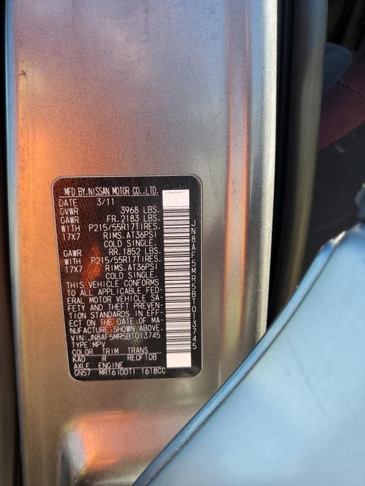 2011 Nissan Juke S VIN: JN8AF5MR5BT013745 Lot: 85943475