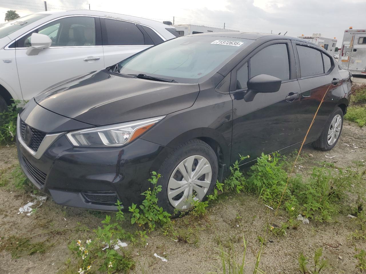 2020 Nissan Versa S black null gas 3N1CN8DVXLL802634 photo #1