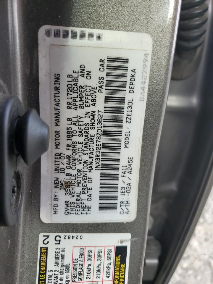 2008 Toyota Corolla Ce VIN: 1NXBR32E78Z013627 Lot: 82448985