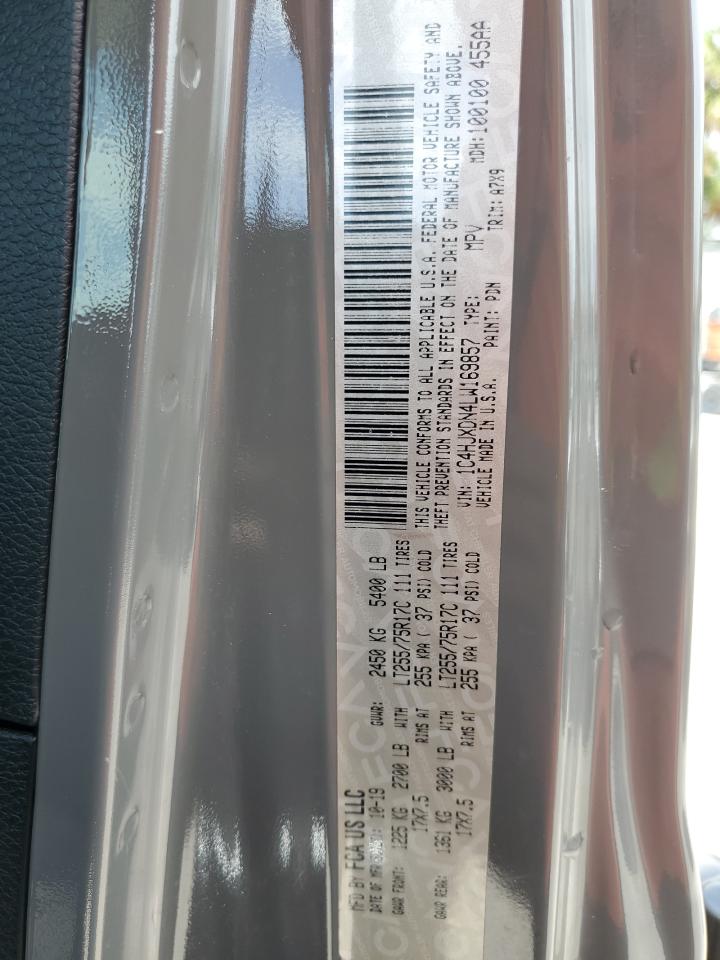 2020 Jeep Wrangler Unlimited Sport VIN: 1C4HJXDN4LW169857 Lot: 85133065