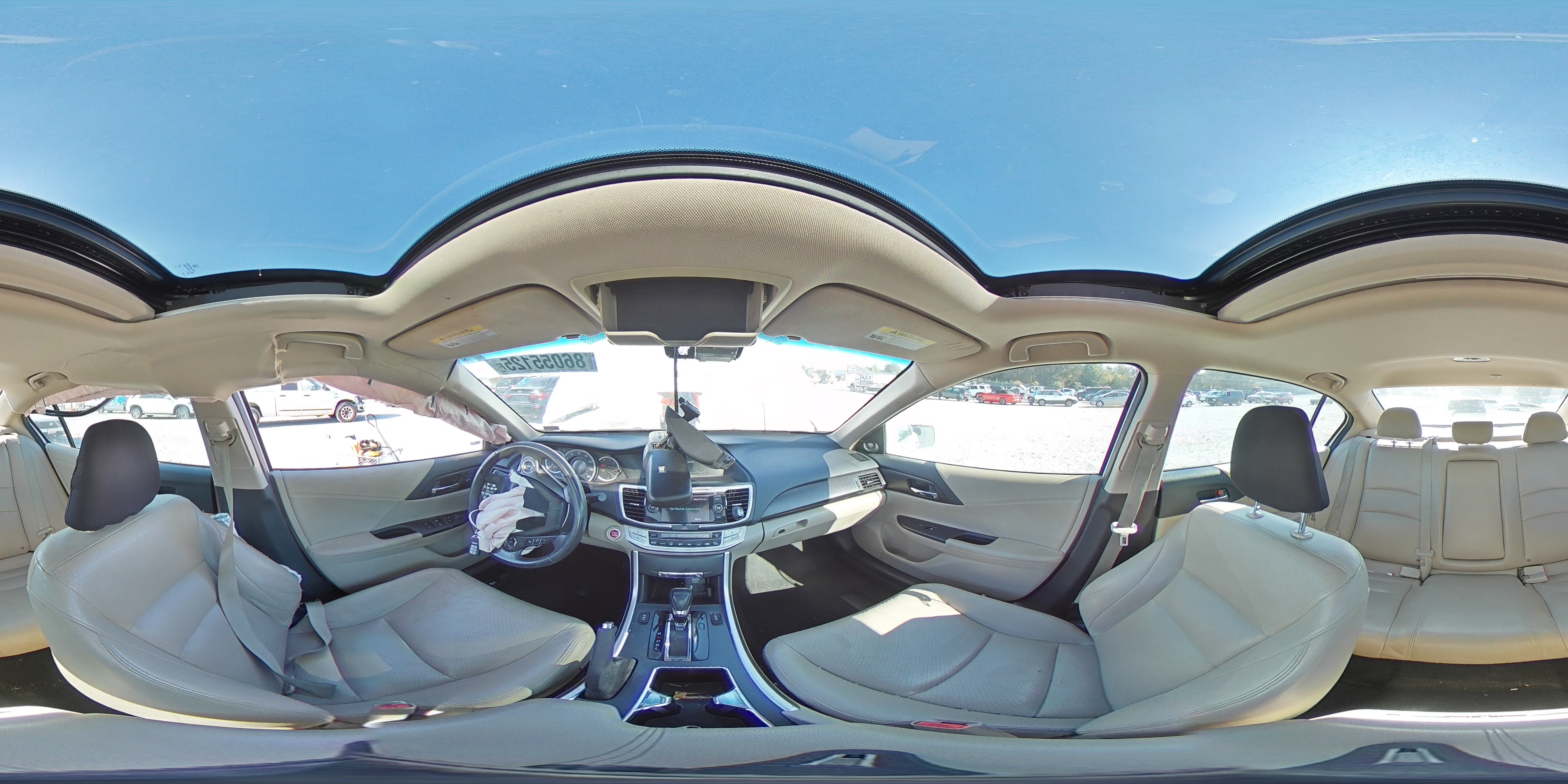 2013 Honda Accord Exl VIN: 1HGCR2F85DA087519 Lot: 86055125